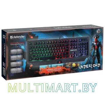 Клавиатура Defender Underlord GK-340L RU картинка 3